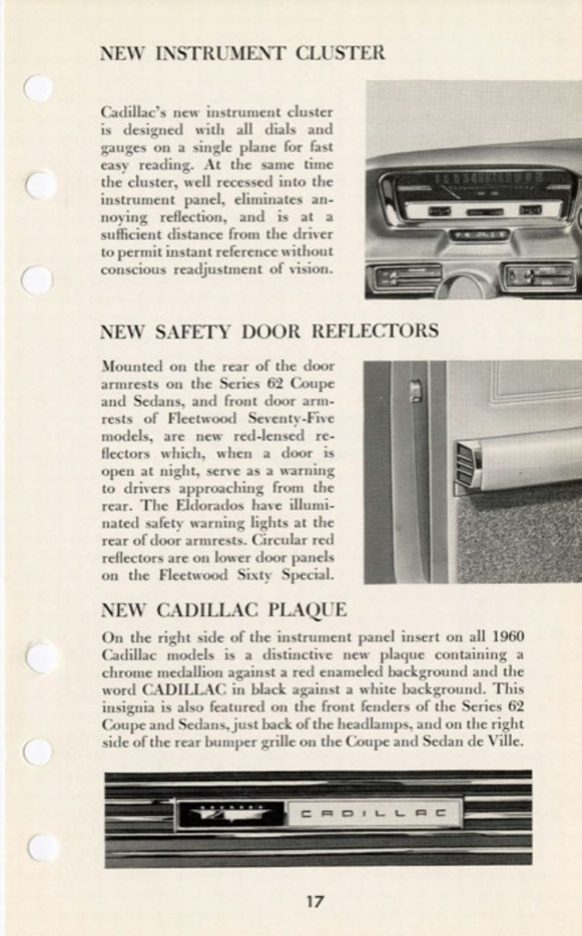 1960 Cadillac Salesmans Data Book Page 120